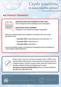 Zobacz grafię w powiększeniu: Ulotka dot. uchwały antysmogowej dla województwa lubelskiego (strona 2)