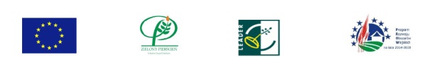 Logotypy: Unia Europejska, LGD Zielony Pierścień, LEADER, Program Rozwoju Obszarów Wiejskich na lata 2014-2020